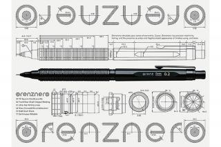 ぺんてるの技術を結集した究極のシャーペン「オレンズネロ」