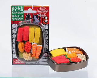 【新製品】おもしろ消しゴムに「寿司おけ」「スイーツ」が仲間入り