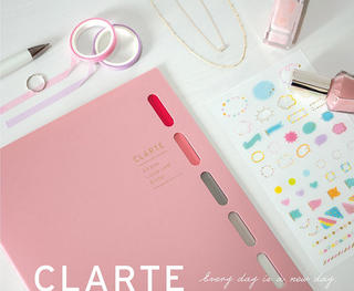 【新製品】人気バインダー「CLARTE」の大人かわいい 