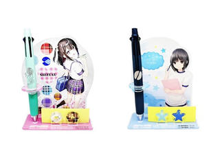 【新製品】萌え業界大人気絵師とコラボした「JET STREAM 4＆1」＆ペンスタンド