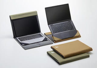 【新製品】PCスタンドに変身する多機能ノートPCカバー「ネスティ」 