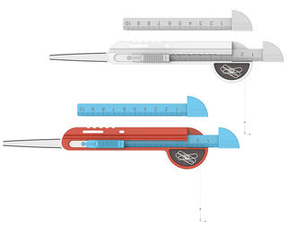 【新製品】梱包・開梱に必要な4つの機能を搭載した「メジャーが付いたギザノコ刃カッター」