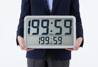 【新製品】2段表示とリモコン操作ができる超大型液晶タイマー