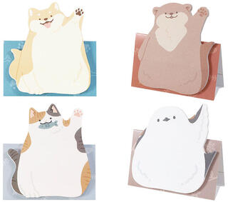 【新製品】「はーい！」のポーズがかわいいふせん