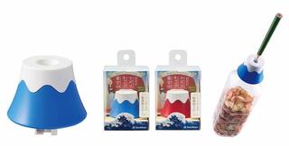 【新製品】ペットボトルに取り付けて使用する鉛筆削りに富士山デザインが新登場