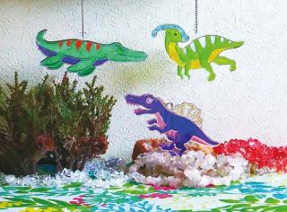 【新製品】ステンドグラスのようなオーナメントが手軽に作れる「グラスデコ オーナメントセット」に新柄