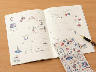 【新製品】旅する気分が味わえる絵柄が仲間入り！「手帳用シール」