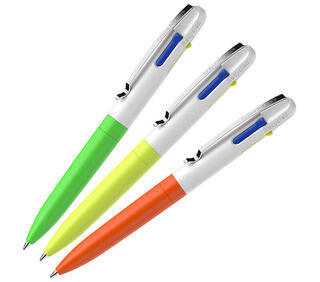 【新製品】蛍光カラーインク搭載の4色ボールペン