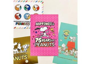 【新製品】PEANUTS連載75周年記念デザインのポストカード第2弾