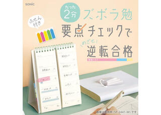 【新製品】学習内容・苦手を整理できる、100日分の勉強リスト