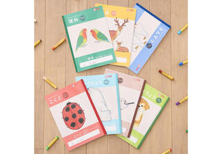 【新製品】生き物モチーフのクレパス画表紙がかわいい学習帳がリニューアル