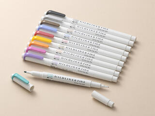 【新製品】メッセージカードの文字書きにおすすめ「マイルドライナーファイン」