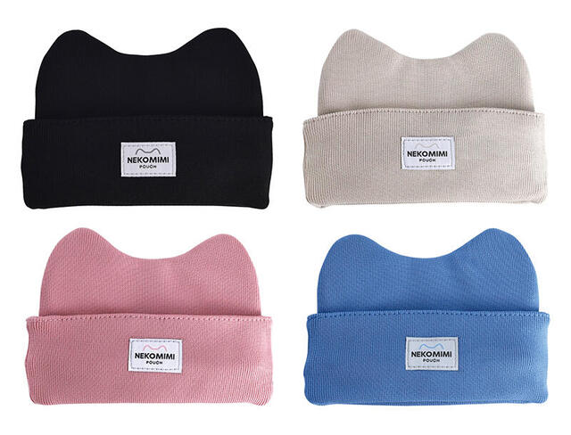 【新製品】ノートに"かぶせて" ペンを便利に持ち運べる「猫耳ポーチ」