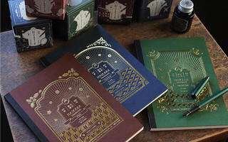 【新製品】大正レトロデザインが魅力の万年筆に適したA5ノート