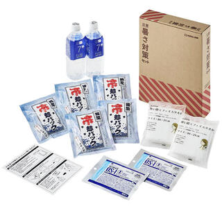 【新製品】身体の冷却と水分補給を同時に支援する「災害暑さ対策セット」