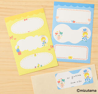 【新製品】mizutamaさんコラボ第2弾！宛名やライフログが書き込める「ちょい書きシール」